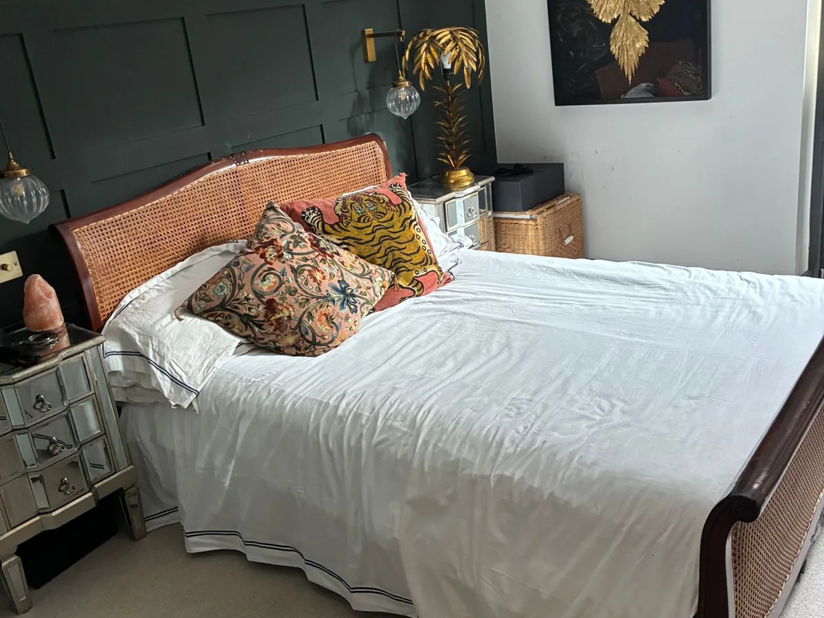 Bedroom made up after a clean