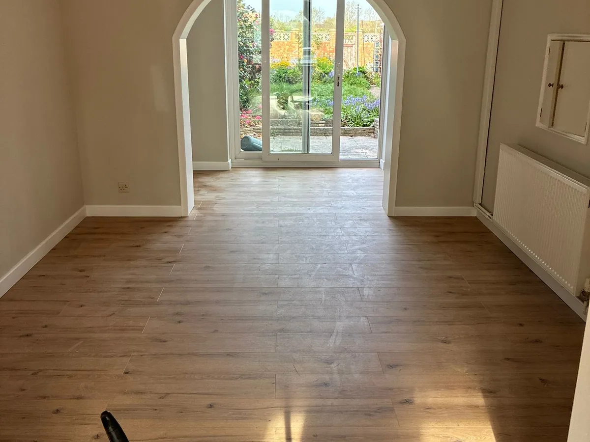 Empty property cleaned before move-in
